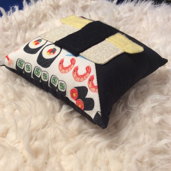 Handmade Tamago Egg nigiri Sushi Tooth Fairy pillow unisex girl boy - Picture 4 of 5